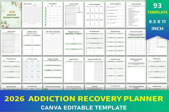 2026 Addiction Recovery Planner