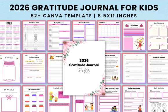 2026 Gratitude Journal for Kids Canva: A Creative Tool for Young Minds