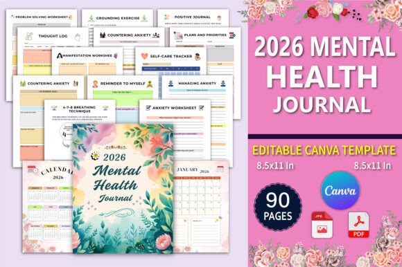 2026 Mental Health Journal Canva KDP: A Comprehensive Guide to Emotional Wellness