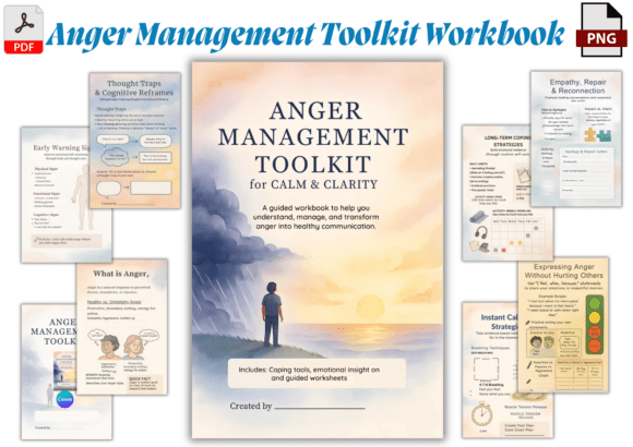 Anger Management Toolkit Workbook – Transform Anger into Calm Communication