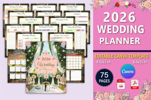 Master Your 2026 Wedding with the 2026 Wedding Planner Canva