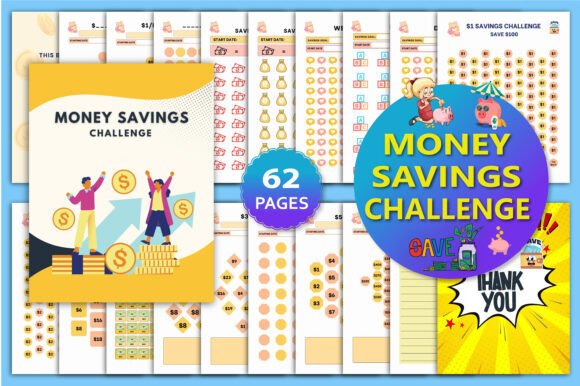 Money Savings Challenge Planner