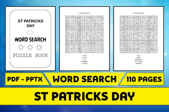 Patricks Day Word Search Puzzle Interior