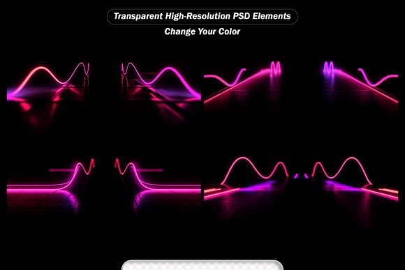 Sci Fy Neon Glowing Lamps: A Creative Lighting Solution for Designers