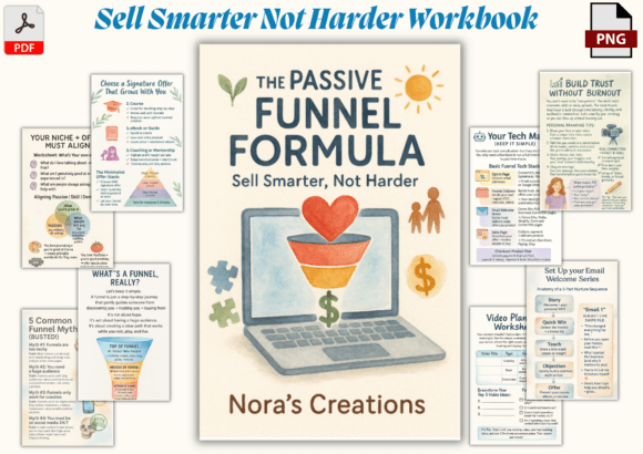 Sell Smarter Not Harder Workbook: Building a Digital Product Business That Fits Your Life
