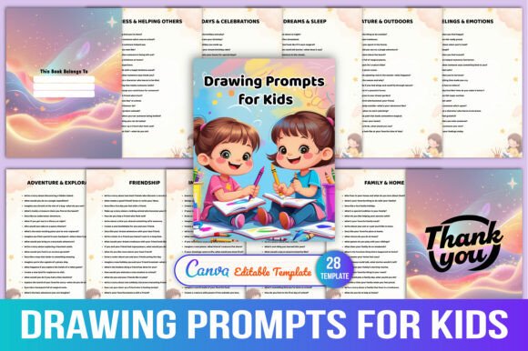 Spark Creativity with 500 Drawing Prompts for Kids