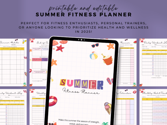 Ultimate Summer Fitness Planner Canva: A Comprehensive Guide to Staying Active and Healthy