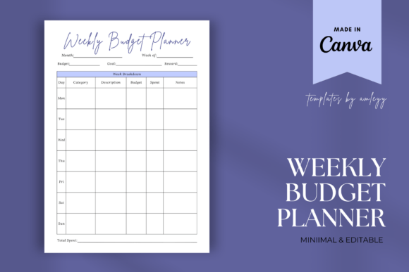 Weekly Budget Planner Template: Your Key to Financial Control